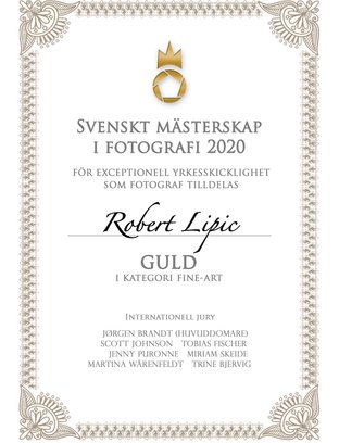 Svensk Mästare i Fotografi - Fine Art - Fotograf Robert Lipic - Kungälv och Göteborg Bästa bilden